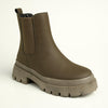 Madison Chunky Gusset Fashion Boot - Khaki-Madison Heart of New York-Buy shoes online