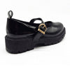 Madison Chunky Mary Jane Flats - Black