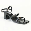 Madison Claire Block Heel - Black