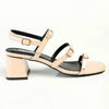 Madison Claire Block Heel - Nude