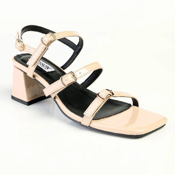 Madison Claire Block Heel - Nude