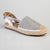 Madison Clementine Diamond Detailed Espadrille - Silver-Madison Heart of New York-Buy shoes online