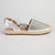Madison Clementine Diamond Detailed Espadrille - Silver-Madison Heart of New York-Buy shoes online