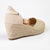Madison Cleo Closed Toe Espadrille Wedge - Natural-Madison Heart of New York-Buy shoes online