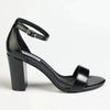 Madison Closed Back Ladies Sandal Heel - Black