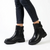 Madison Combat Boot - Black