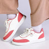 Madison Cyprus Sneaker - White/ Pink