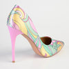 Madison Daisy Printed Stiletto - Light Pink Multi-Madison Heart of New York-Buy shoes online