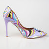 Madison Daisy Printed Stiletto - Lilac Multi-Madison Heart of New York-Buy shoes online