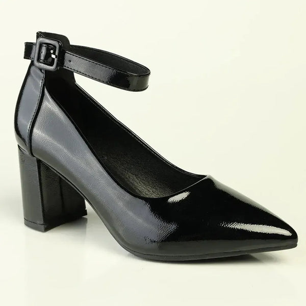 Madison Diana Court - Black Patent