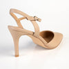 Madison Dina 2 Slingback With Ankle Tie - Nude-Madison Heart of New York-Buy shoes online