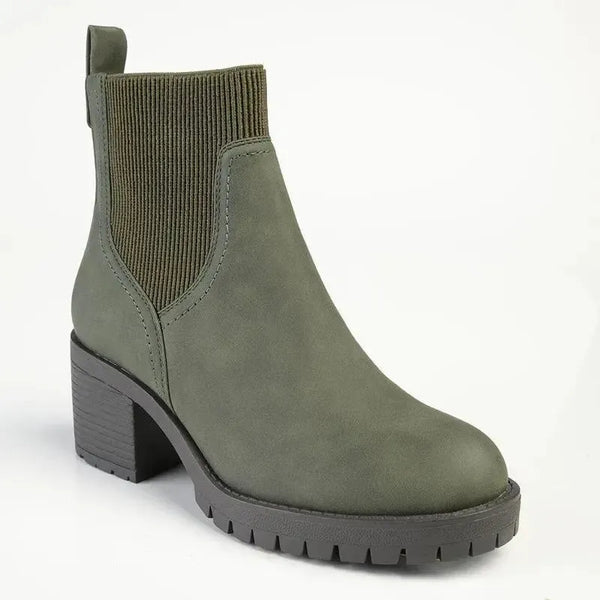 Madison Ella Ankle Boot - Olive