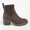 Madison Ella Chunky Ankle Boot - Chocolate-Madison Heart of New York-Buy shoes online