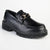 Madison Eloise Chunky Sole Slip Brogue - Black-Madison Heart of New York-Buy shoes online