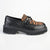 Madison Eloise Chunky Sole Slip Brogue - Black/Tiger-Madison Heart of New York-Buy shoes online