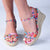 Madison Espadrille Wedge - Floral