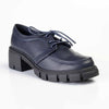 Madison Estee Chunky Sole Lace Up Brogue - Navy-Madison Heart of New York-Buy shoes online