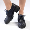 Madison Estee Chunky Sole Lace Up Brogue - Navy-Madison Heart of New York-Buy shoes online