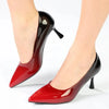 Madison Faded Fashion Court Heel - Faded Red