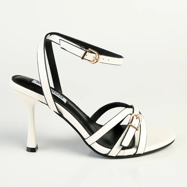 Madison Faith Heel - White
