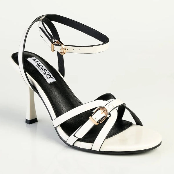 Madison Faith Heel - White