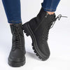 Madison Fallon Combat Boot - Black-Madison Heart of New York-Buy shoes online