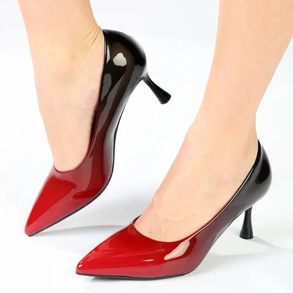Madison Fashion Court - Black Fade to Red
