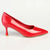 Madison Fashion Lower Hourglass Heel - Red