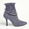 Madison Faune Chelsea HourGlass Heel Boot -Grey-Madison Heart of New York-Buy shoes online