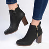 Madison Fern Ankle Boot - Black-Madison Heart of New York-Buy shoes online