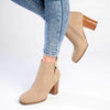 Madison Fern Ankle Boot - Taupe-Madison Heart of New York-Buy shoes online