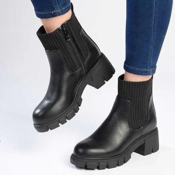 Madison Foster Ankle Boot - Black