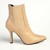 Madison Fritz Chelsea HourGlass Heel Ankle Boot -Nude-Madison Heart of New York-Buy shoes online