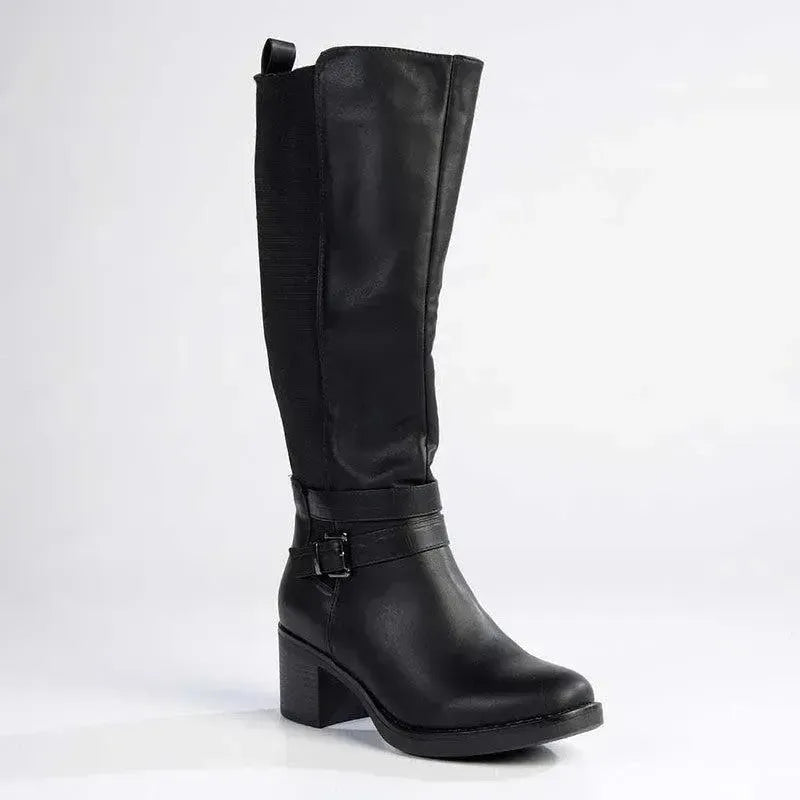 Madison Gabriella Long Gusset Boots Black