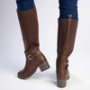 Madison Gabriella Long Boots - Chocolate-Madison Heart of New York-Buy shoes online