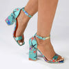 Madison Galaxy Heel - Green/Orange Multi
