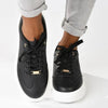 Madison Gaze Ladies Fashion Sneaker - Black