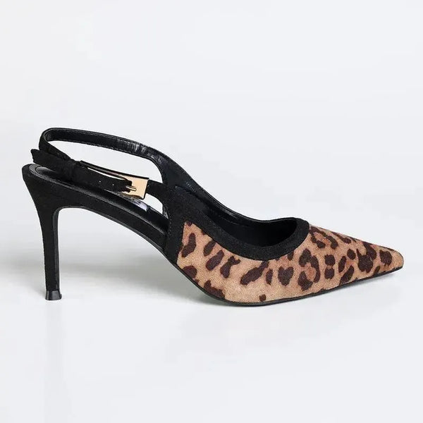 Madison Genevieve Lami Slingback - Leopard