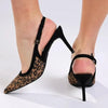 Madison Genevieve Lami Slingback - Leopard