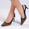 Madison Genevieve Lami Slingback - Leopard