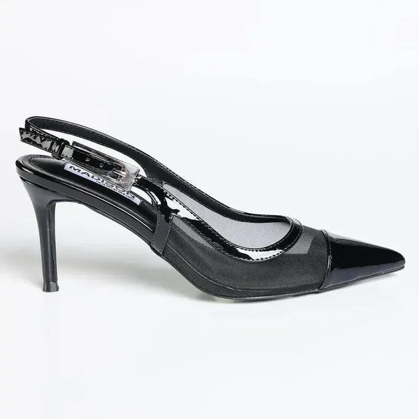 Madison Genevieve Slingback - Black