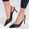 Madison Genevieve Slingback - Black