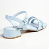 Madison Gentry Vamp Strap Sandal - Blue-Madison Heart of New York-Buy shoes online