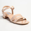 Madison Gentry Vamp Strap Sandal - Nude-Madison Heart of New York-Buy shoes online