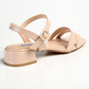 Madison Gentry Vamp Strap Sandal - Nude-Madison Heart of New York-Buy shoes online