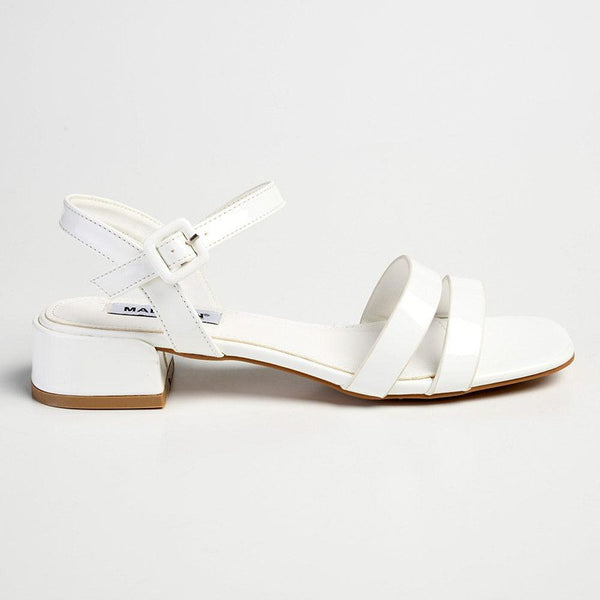 Madison Gentry Vamp Strap Sandal - White-Madison Heart of New York-Buy shoes online