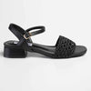 Madison Georgia Ankle Strap Sandal - Black-Madison Heart of New York-Buy shoes online