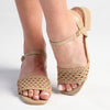 Madison Georgia Ankle Strap Sandal - Nude-Madison Heart of New York-Buy shoes online