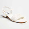 Madison Georgia Ankle Strap Sandal - White-Madison Heart of New York-Buy shoes online