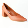 Madison Ginger 2 Block Heel Court - Tan